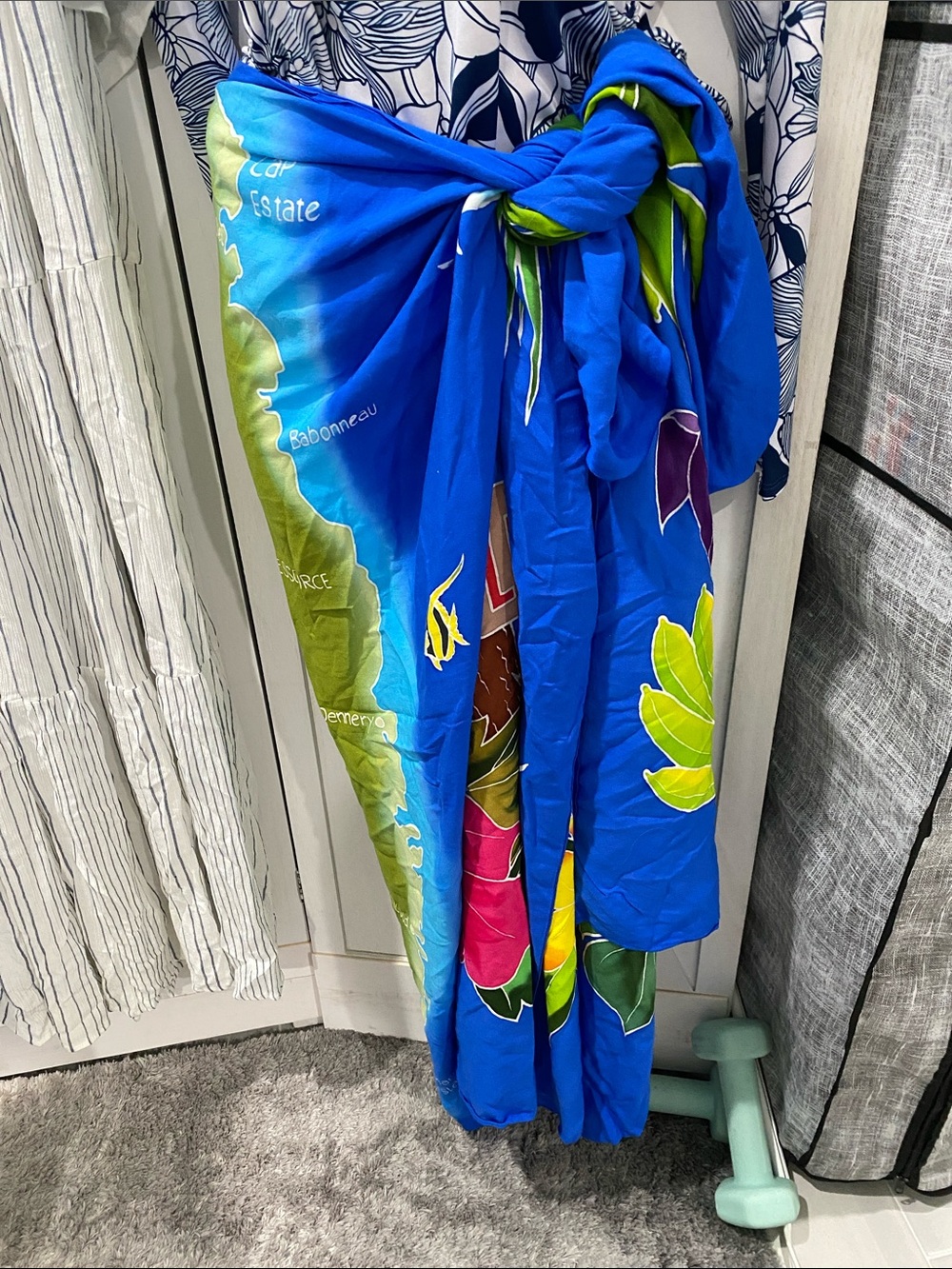 Saint Lucia sarong / beach coverup